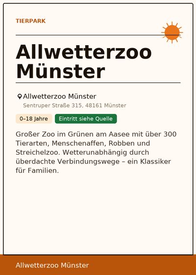 Allwetterzoo Münster