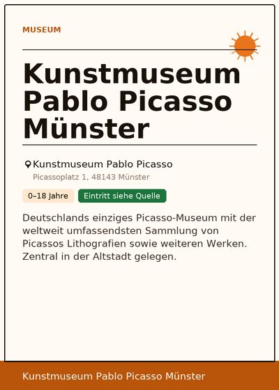 Kunstmuseum Pablo Picasso Münster