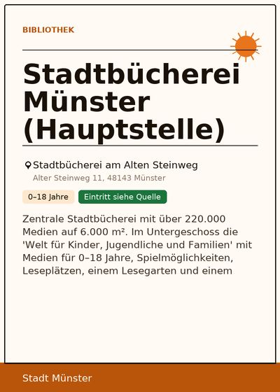 Stadtbücherei Münster (Hauptstelle)
