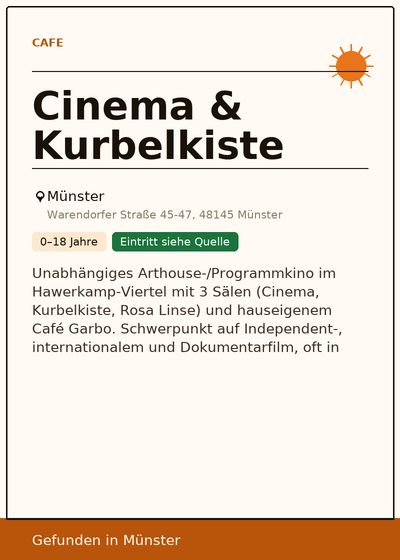 Cinema & Kurbelkiste