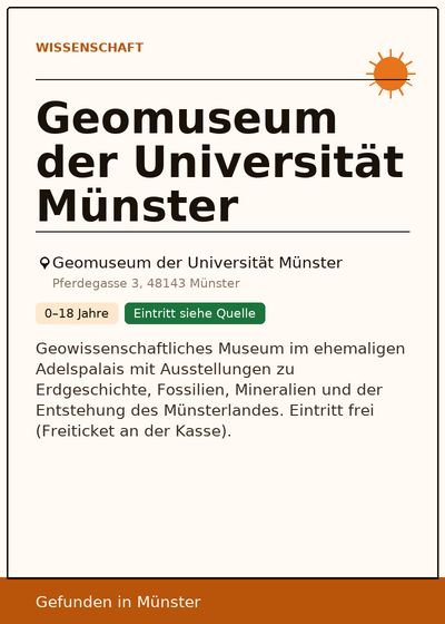 Geomuseum der Universität Münster