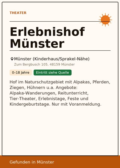 Erlebnishof Münster